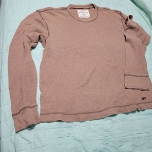 Aeropostale Authentic Fit Long Sleeve Shirt Thermal Waffle Knit, 2XL
